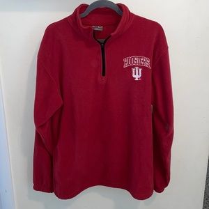 Indiana university Hoosier fuzzy pull over